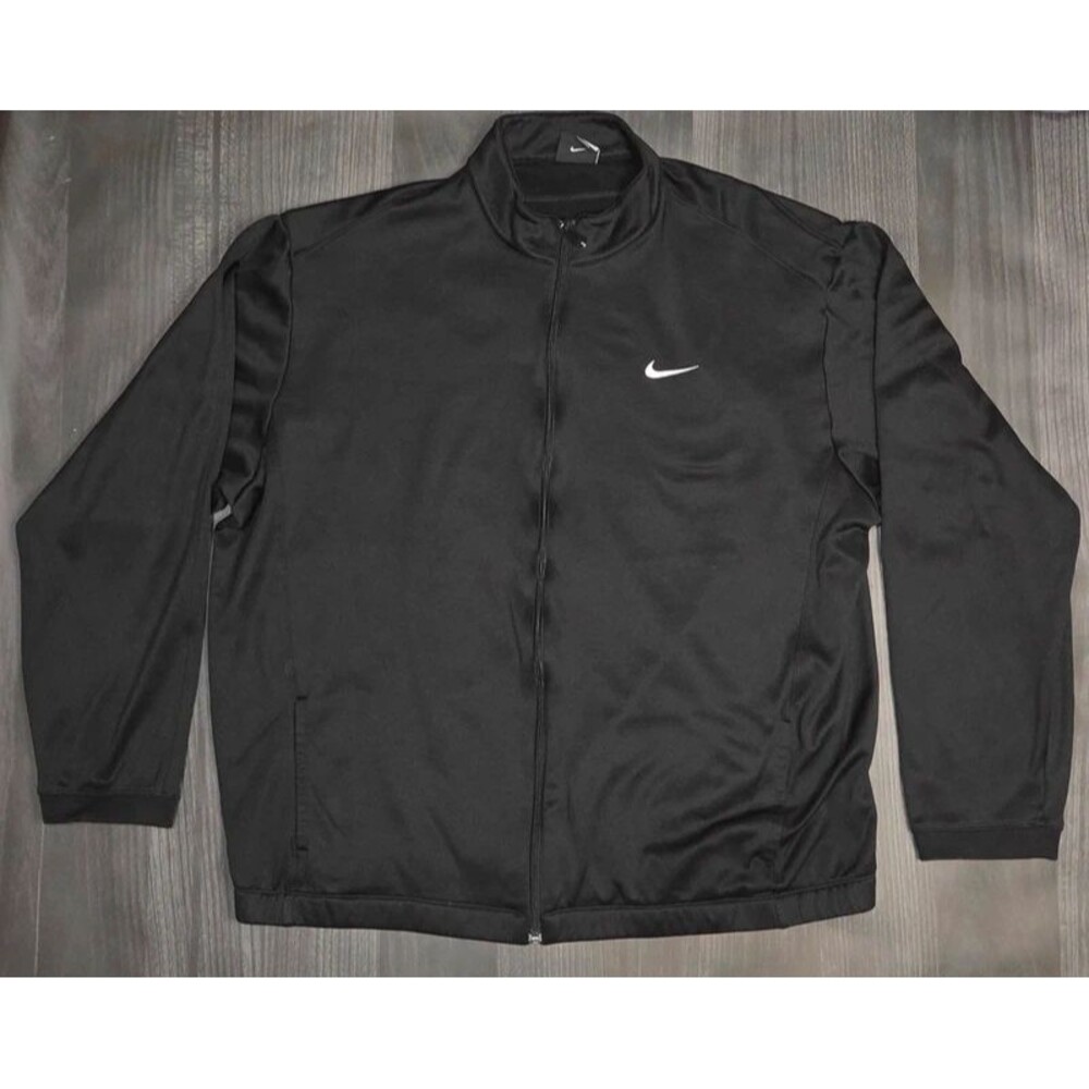 Nike Golf Men's XXL Black Therma-FIT Full Zip Fleece Jacket Tour Performance